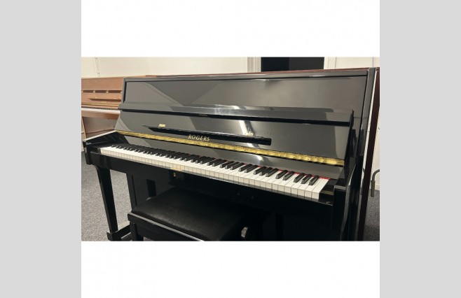 Rogers Polished Ebony UP108M Upright Piano, Used - All Inclusive Premium Package (SN:607634) - Image 5